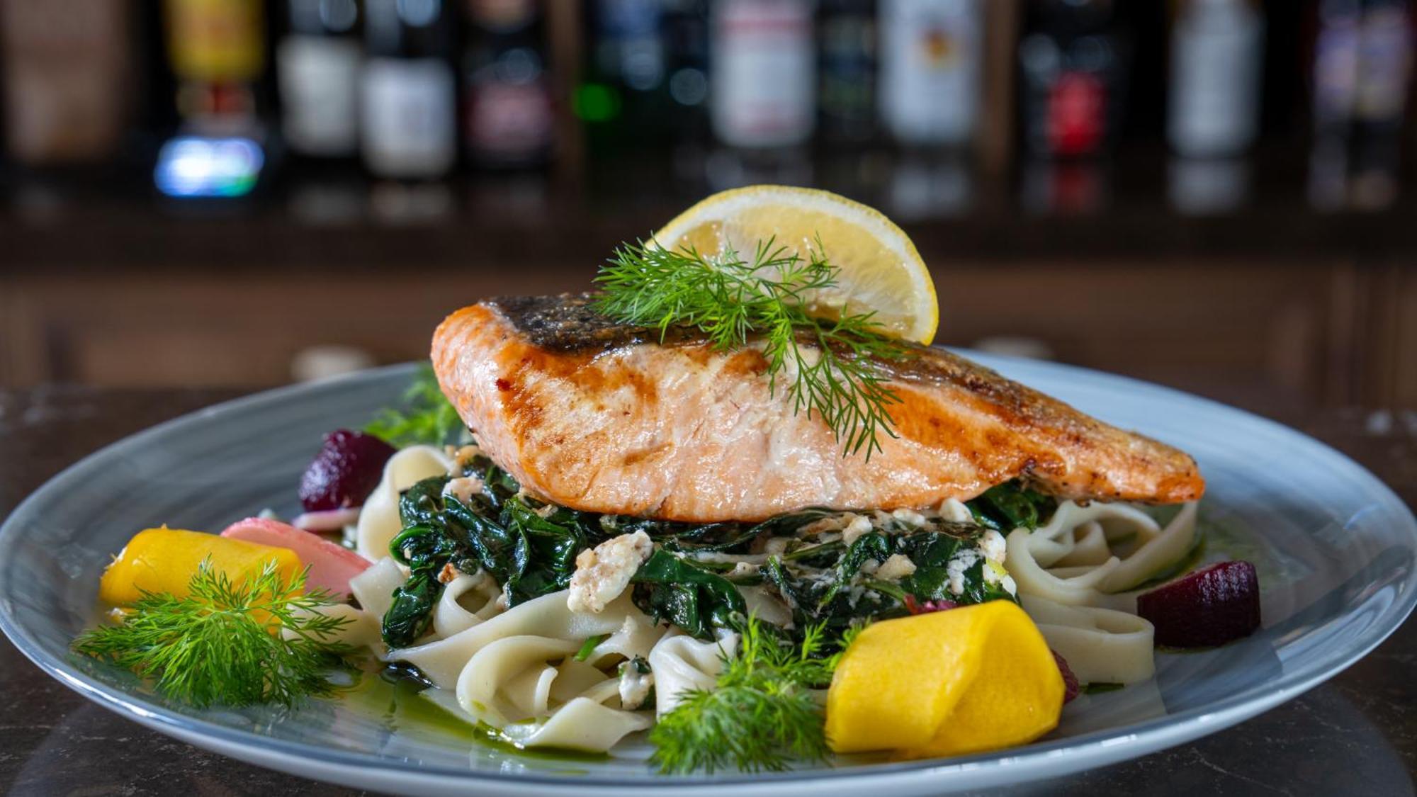 Boutique Odyseja & Spa Ciechocinek Exterior foto Salmon with pasta